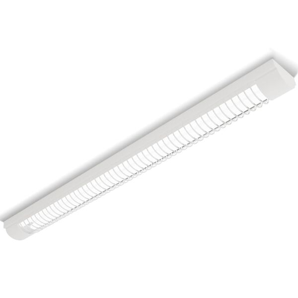 2-Lamper 36W T8 Damp Affisende Fluorescerende Lampe med Raster Top