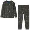 Pyjamas til b&oslash;rn str. 128 kakifarvet