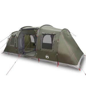 vidaXL 4-personers campingtelt vandt&aelig;t olivengr&oslash;n