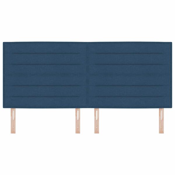 vidaXL Hovedg&aelig;rde Bl&aring; 200 cm Stof