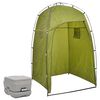 vidaXL b&aelig;rbart campingtoilet med telt 10+10 l