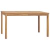 vidaXL havebord 140x80x77 cm massivt teaktr&aelig;