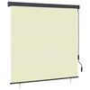 vidaXL udend&oslash;rs rullegardin 170x250 cm cremefarvet