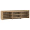 vidaXL TV-skab 168 x 33 x 47 cm Artisan-eg Konstrueret tr&aelig;