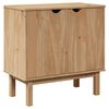 vidaXL entr&eacute;skab OTTA 75x40x45 cm massivt fyrretr&aelig;