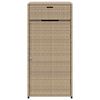 vidaXL opbevaringsskab til haven 55x55x111 cm polyrattan beige