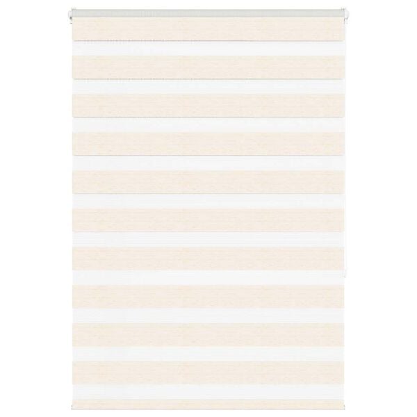 vidaXL zebragardin marmorbeige 100x150 cm stofbredde 95,9 cm polyester