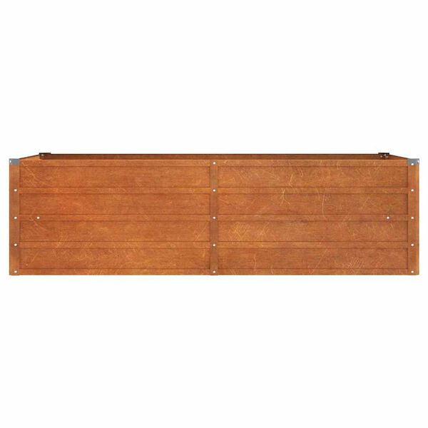 vidaXL højbed 160x80x45 cm cortenstål rustfarvet
