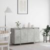 vidaXL Sideboard Beton Gr&aring; 135 x 41 x 75 cm Konstrueret tr&aelig;