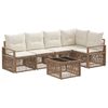 vidaXL Havesofa S&aelig;t 6 stk. Beige polyrattan