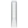 vidaXL buede gabionkurve 2 stk. 400x50x220/240 cm galvaniseret jern
