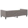 vidaXL daybed 100x200 cm stof gr&aring;brun