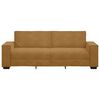 vidaXL 3-personers sofa 180 cm fløjl brun
