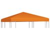 vidaXL pavillontopdække 310 g/m² 3 x 3 m orange