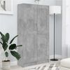 vidaXL bogreol 82,5x30,5x150 cm konstrueret tr&aelig; betongr&aring;