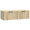 vidaXL V&aelig;gh&aelig;ngt TV-skab Sonoma-eg 98 x 41 x 30 cm Konstrueret tr&aelig;