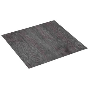 vidaXL Gulvplanker Sort og gr&aring; 5,11 m&sup2; 55 stk. PVC
