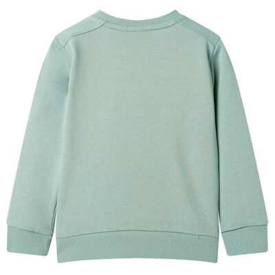 Sweatshirt til børn str. 92 lys kakifarve