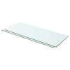 vidaXL hylder 2 stk. glaspanel 60 x 20 cm klar