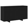 vidaXL Sideboard Sort eg 135 x 41 x 75 cm Konstrueret tr&aelig;