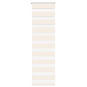 vidaXL zebragardin marmorbeige 45x100 cm stofbredde 40,9 cm polyester