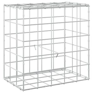vidaXL Gabion med 3,5 mm tr&aring;d og 10x10 cm net 50x30x50 cm