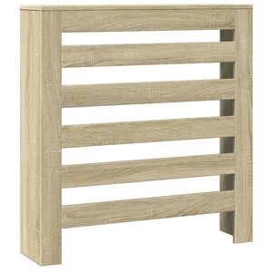 vidaXL radiatorskjuler 78x20x82 cm konstrueret tr&aelig; sonoma-eg