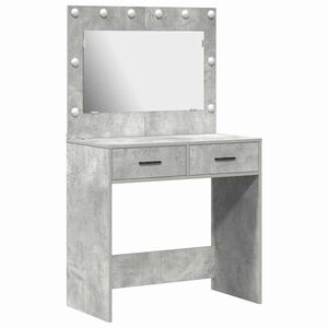 vidaXL Kl&aelig;deskab Beton Gr&aring; 78,5 x 41 x 135 cm Konstrueret tr&aelig;