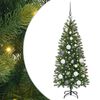 vidaXL Kunstigt juletr&aelig; Gr&oslash;n 120 cm PE og PVC