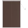 vidaXL Persienner Indstillelig M&oslash;rk Brun med M&oslash;nster 150 x 80 cm PVC