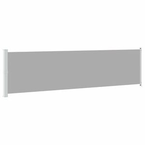vidaXL sammenrullelig sidemarkise til terrassen 614x160 cm gr&aring;