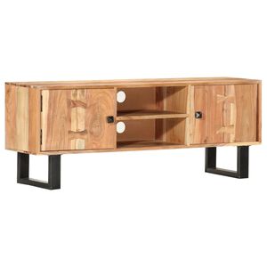 vidaXL tv-skab 118 x 30 x 45 cm massivt akacietr&aelig;
