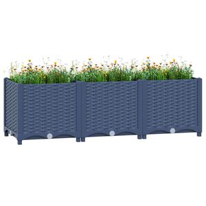 vidaXL h&oslash;jbed 120x40x38 cm polypropylen