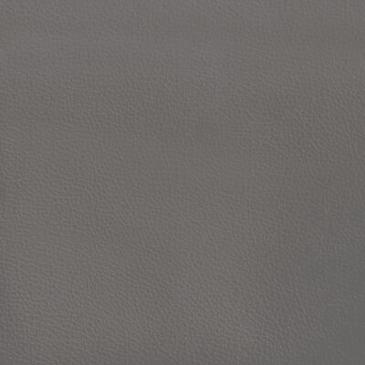 vidaXL kontinentalseng med madras 140x190 cm kunstlæder grå