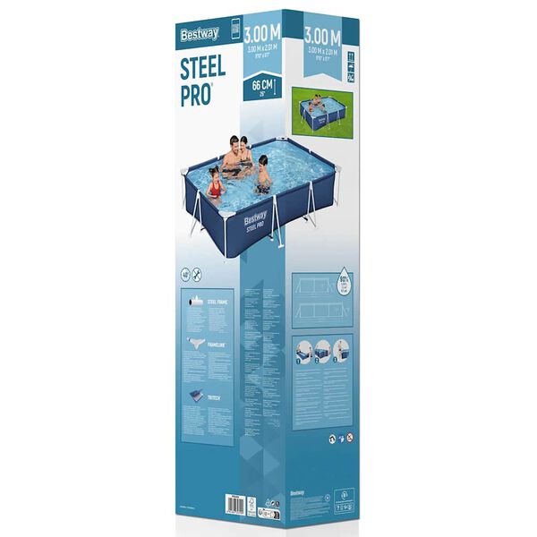 Bestway Steel Pro swimmingpool 300x201x66 cm