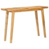 vidaXL Spisebord Naturfarvet 100 x 35 x 75 cm Massivt mangotr&aelig;