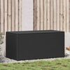 vidaXL opbevaringskasse til haven 100x50x50 cm polyrattan sort
