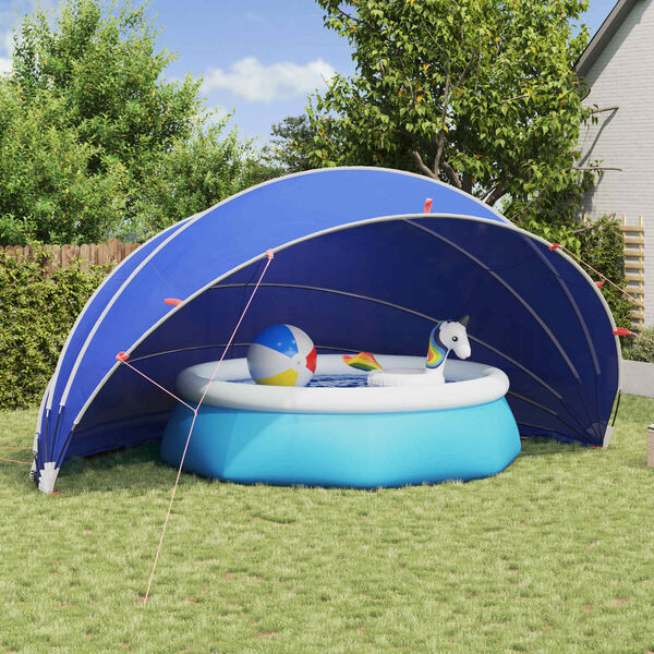 vidaXL Pool Dome Gr&oslash;n 592 x 590 x 275 cm