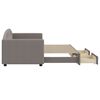 vidaXL daybed med udtræk og skuffer 80x200 cm stof gråbrun