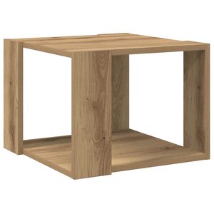vidaXL sofabord 40x40x30 cm konstrueret tr&aelig; kunsteg