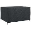 vidaXL M&oslash;belbetr&aelig;k Ensfarvet Sort 180 x 150 x 85 cm 210D