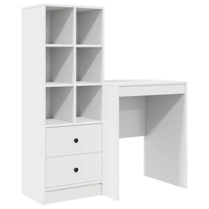 vidaXL Bord Hvid 145,5 x 40 x 127 cm 2 stk.