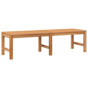 vidaXL haveb&aelig;nk 150 cm massivt teaktr&aelig;