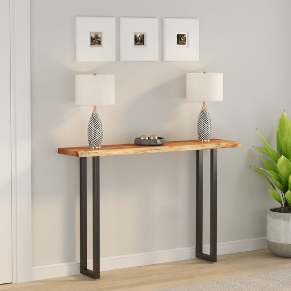 vidaXL bordplade 140x30x3,8 cm rektangul&aelig;r massivt akacietr&aelig;