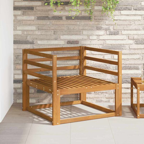 vidaXL Udend&oslash;rs Mellem Sofa Massivt Akacietr&aelig; Naturfarvet