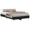 vidaXL Sengestel Sort eg 193 x 143 x 25 cm Konstrueret tr&aelig;