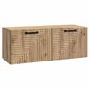 vidaXL V&aelig;gh&aelig;ngt TV-skab 78,5 x 31 x 30 cm Artisan-eg Konstrueret tr&aelig;