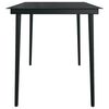 vidaXL spisebordss&aelig;t til haven 5 dele sort