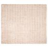 vidaXL Faux Kanin Pels Tæppe Beige 130 x 150 cm Polyester