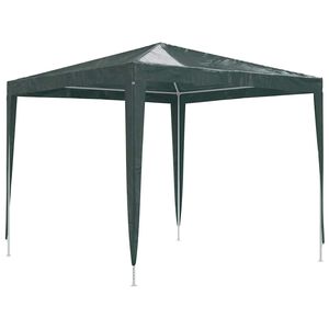 vidaXL festtelt 2,5x2,5 m 90 g/m&sup2; gr&oslash;n
